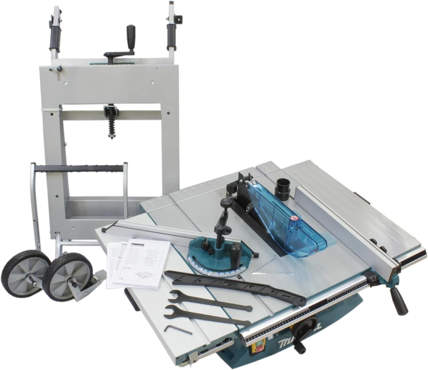 اره میزی 260 میلیمتری ماکیتا مدل MLT100NX1/2 240V به همراه پایه اره میزی 260 میلیمتری ماکیتا مدل MLT100NX1/2 240V به همراه پایه