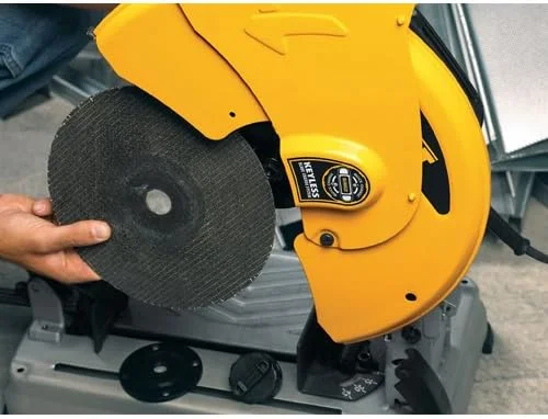 اره قطع کن پرقدرت 355 میلی‌متری 2200 وات دیوالت، زرد/مشکی، D28715-GB