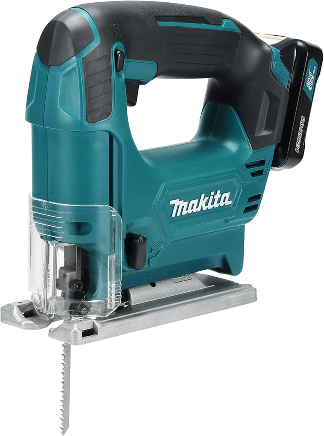 اره عمودبر شارژی ماکیتا JV101DWAE 12 ولت مجهز به 2 عدد باتری 2.0 آمپر لیتیوم-یون و شارژر به همراه کیف حمل اره عمودبر شارژی ماکیتا JV101DWAE 12 ولت مجهز به 2 عدد باتری 2.0 آمپر لیتیوم-یون و شارژر به همراه کیف حمل