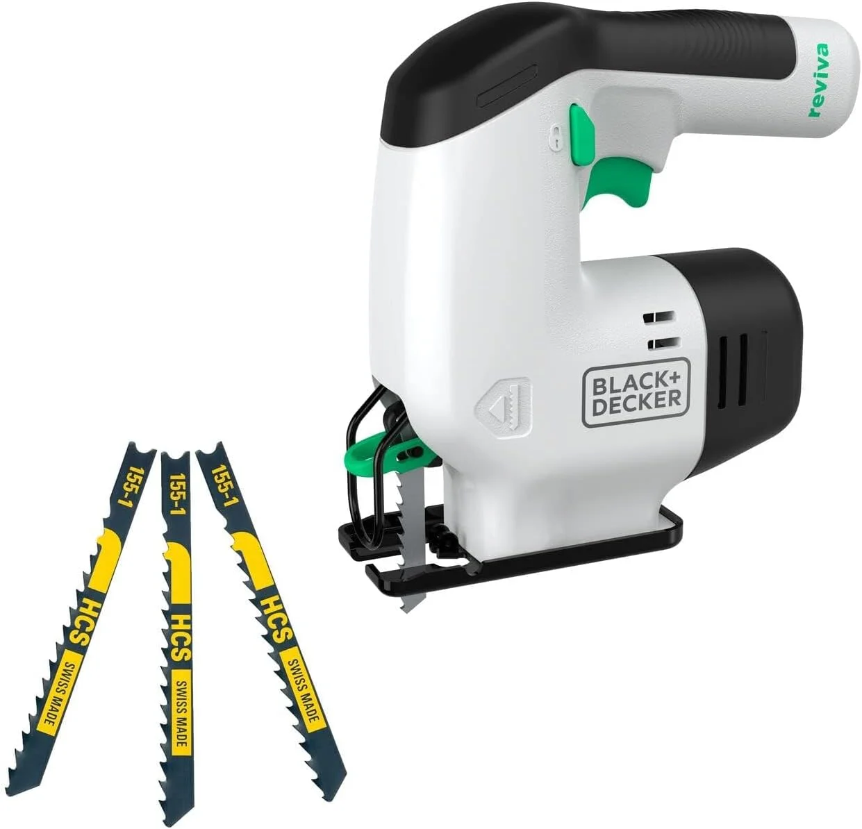 اره عمود بر 12 ولت بلک اند دکر مدل Reviva به همراه 3 تیغه REVJ12A3-GB اره عمود بر 12 ولت بلک اند دکر مدل Reviva به همراه 3 تیغه REVJ12A3-GB