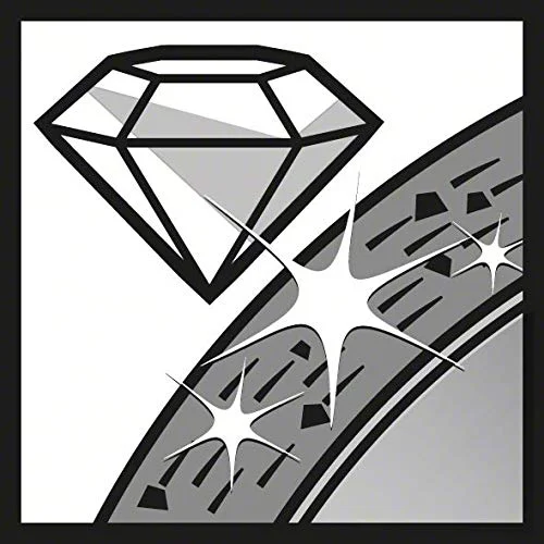 صفحه برش الماسه سرامیک بوش پروفشنال مدل استاندارد (مناسب سنگ، کاشی، قطر 125 x 22,23 x 1,6 x 7 میلی متر، لوازم جانبی دستگاه فرز)