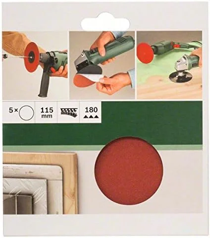 دیسک های سنباده بوش 2609256B40 برای سنگ فرز و دریل با سیستم Velcro®، قطر 115 میلی متر، زبری 180، بسته 5 عددی دیسک های سنباده بوش 2609256B40 برای سنگ فرز و دریل با سیستم Velcro®، قطر 115 میلی متر، زبری 180، بسته 5 عددی