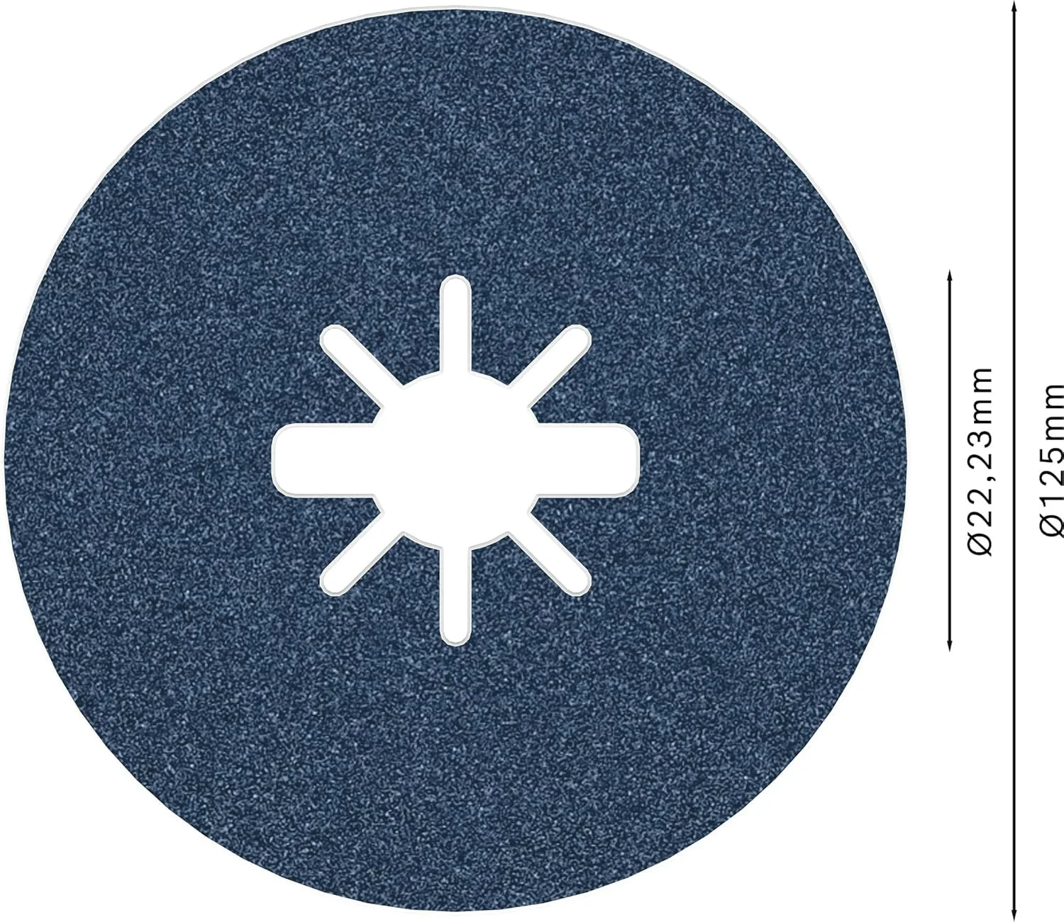 دیسک سنباده فیبری فلزات بوش مدل X-LOCK R574 Best for Metal (مناسب برای فولاد، استیل ضد زنگ، چدن، قطر 125 میلی متر، زبری 120، لوازم جانبی حرفه ای برای سنگ فرزهای زاویه ای از اکثر برندها)