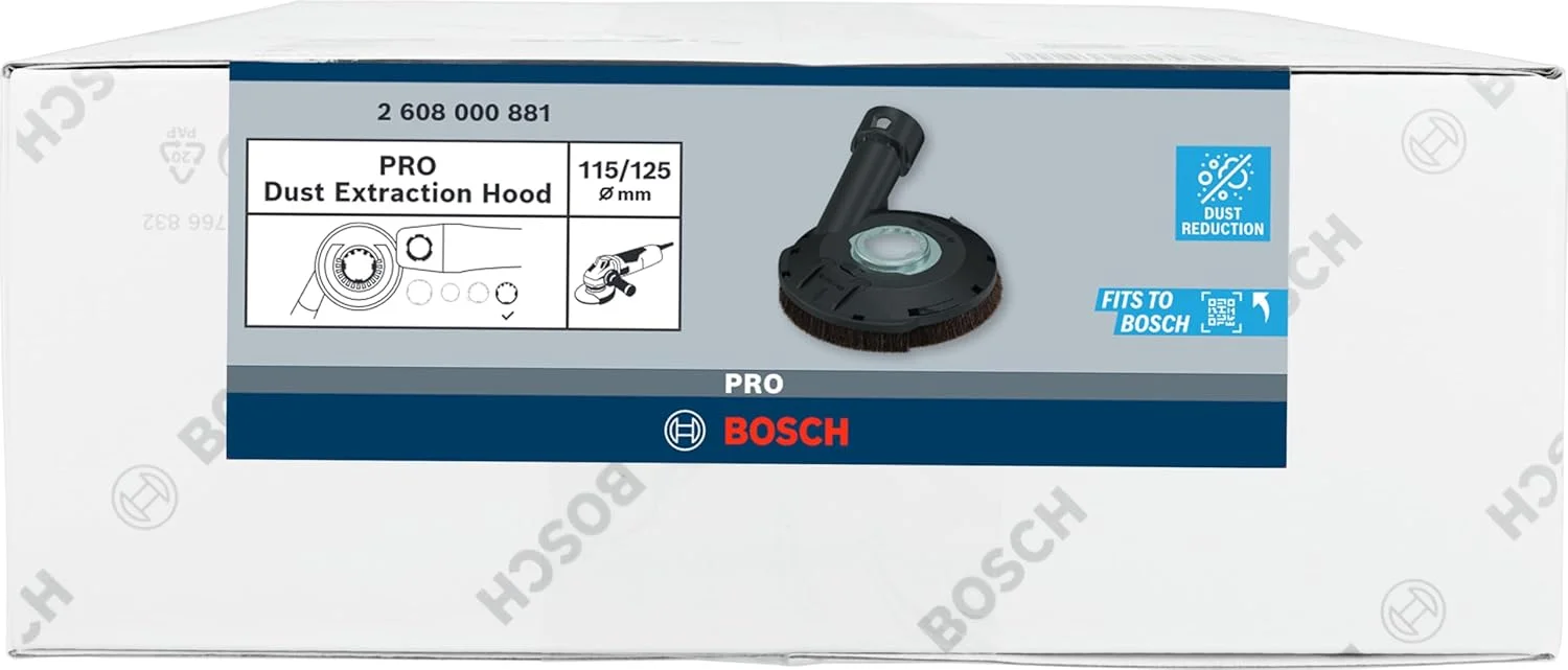 هود مکش بوش Pro (قطر 115، 125 میلی متر، لوازم جانبی حرفه ای مینی فرز) هود مکش بوش Pro (قطر 115، 125 میلی متر، لوازم جانبی حرفه ای مینی فرز)