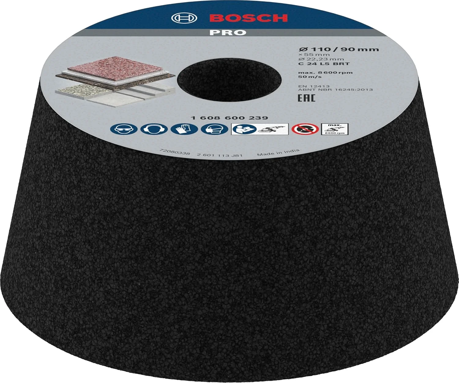 صفحه سنگ ساب مخروطی بوش مدل PRO Longlife مناسب سنگ فرزهای زاویه ای بزرگ و سوراخ 22.23 میلی متر (برای فولاد و چدن، Ø میلی متر، لوازم جانبی حرفه ای سنگ فرز زاویه ای بزرگ) صفحه سنگ ساب مخروطی بوش مدل PRO Longlife مناسب سنگ فرزهای زاویه ای بزرگ و سوراخ 22.23 میلی متر (برای فولاد و چدن، Ø میلی متر، لوازم جانبی حرفه ای سنگ فرز زاویه ای بزرگ)