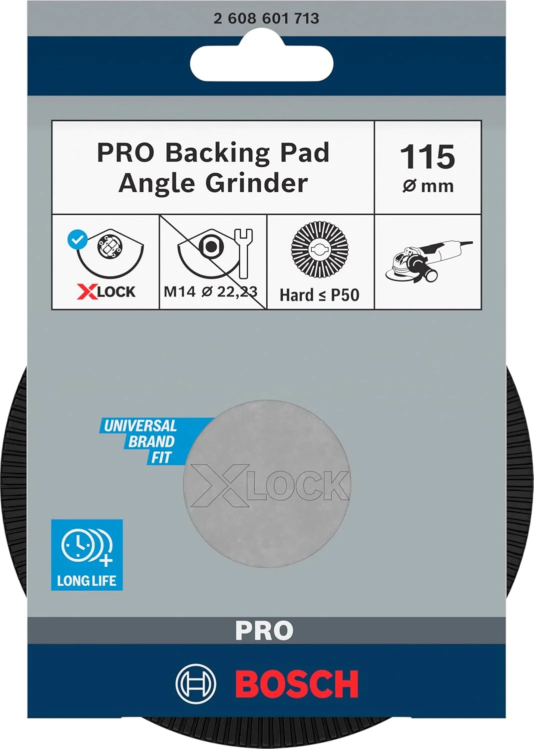 صفحه پشتیبان بوش 1x PRO برای سنگ فرزهای زاویه ای کوچک، X-Lock، سخت (Ø 115 میلی متر، لوازم جانبی حرفه ای سنگ فرز زاویه ای کوچک) صفحه پشتیبان بوش 1x PRO برای سنگ فرزهای زاویه ای کوچک، X-Lock، سخت (Ø 115 میلی متر، لوازم جانبی حرفه ای سنگ فرز زاویه ای کوچک)