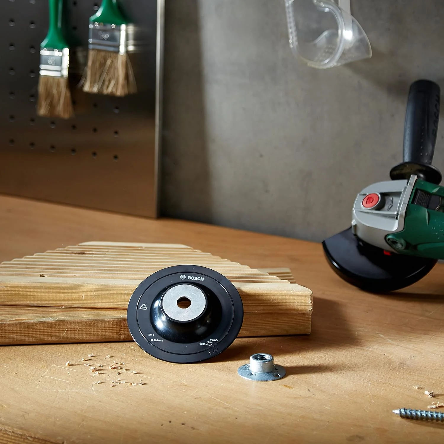 صفحه سنباده 115 میلی متری بوش 2609256258 برای دستگاه فرز با سیستم گیره صفحه سنباده 115 میلی متری بوش 2609256258 برای دستگاه فرز با سیستم گیره