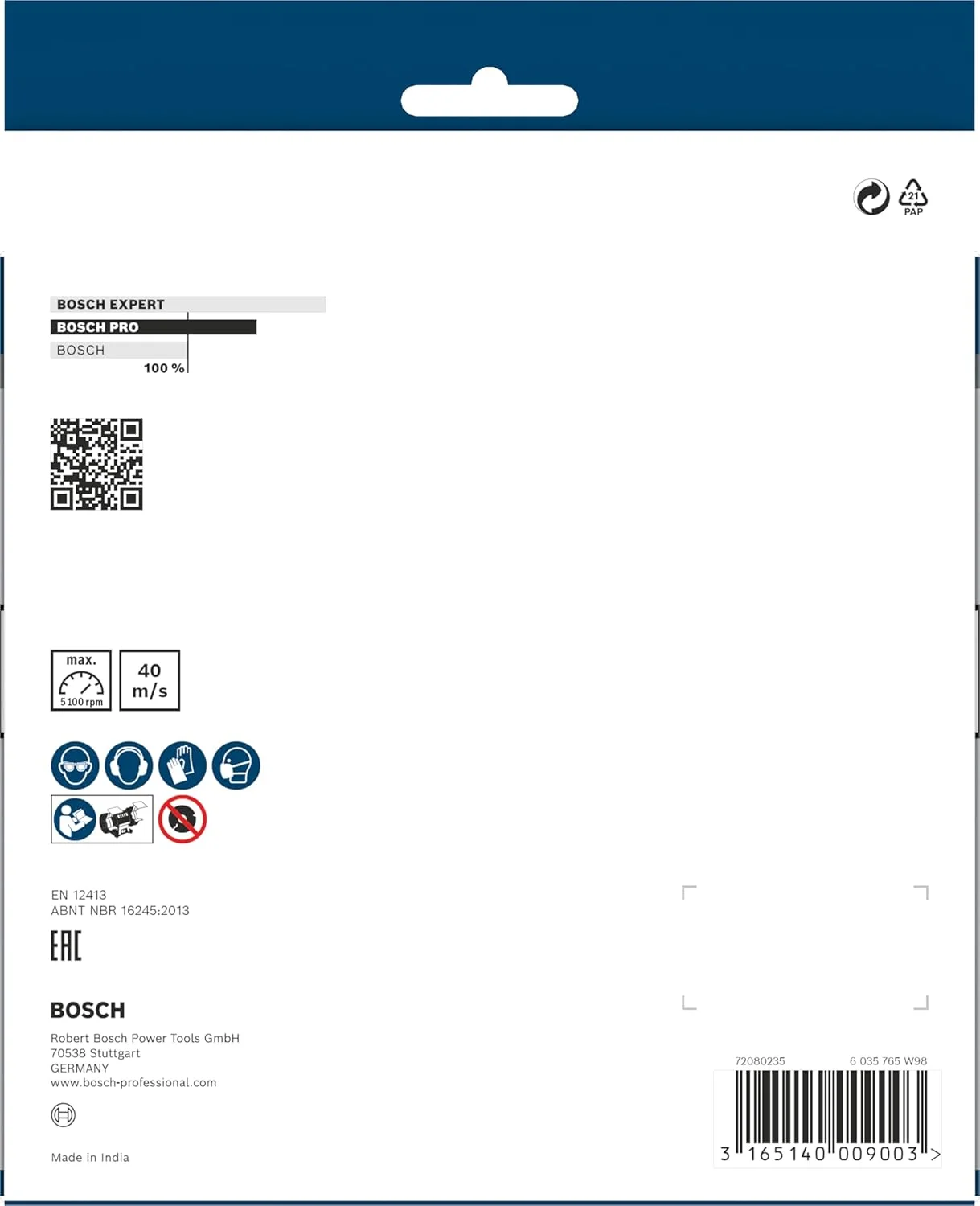 صفحه سنگ ساب طول عمر بالا بوش مدل Pro، مناسب دستگاه سنگ دو طرفه و سوراخ 20 میلی متر (برای فولاد، قطر میلی متر، لوازم جانبی حرفه ای سنگ زنی) صفحه سنگ ساب طول عمر بالا بوش مدل Pro، مناسب دستگاه سنگ دو طرفه و سوراخ 20 میلی متر (برای فولاد، قطر میلی متر، لوازم جانبی حرفه ای سنگ زنی)