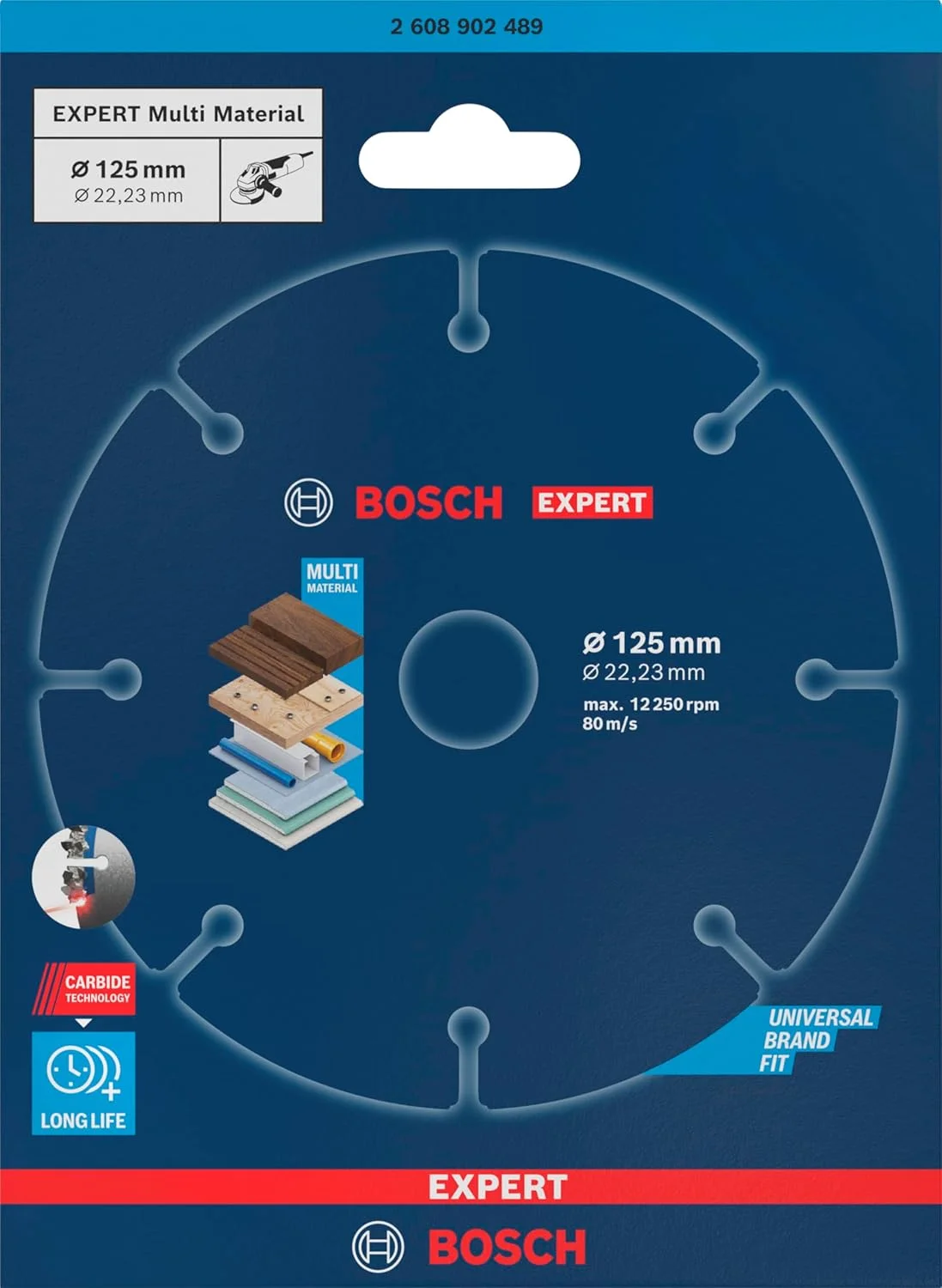 صفحه برش چند منظوره کاربید اکسپرت بوش (مناسب چوب سخت، چوب با میخ، قطر 125 میلی متر، لوازم جانبی حرفه ای، فرز زاویه ای کوچک) صفحه برش چند منظوره کاربید اکسپرت بوش (مناسب چوب سخت، چوب با میخ، قطر 125 میلی متر، لوازم جانبی حرفه ای، فرز زاویه ای کوچک)