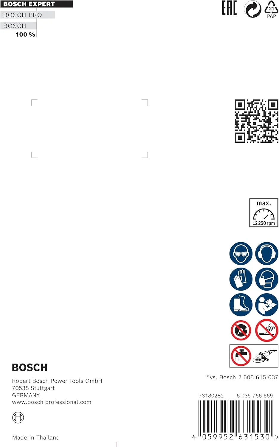 صفحه برش الماسه توربو X-LOCK بوش Expert MultiMaterial (مناسب بتن، آجر، قطر 125 میلی متر، لوازم جانبی حرفه ای، مینی فرز) صفحه برش الماسه توربو X-LOCK بوش Expert MultiMaterial (مناسب بتن، آجر، قطر 125 میلی متر، لوازم جانبی حرفه ای، مینی فرز)