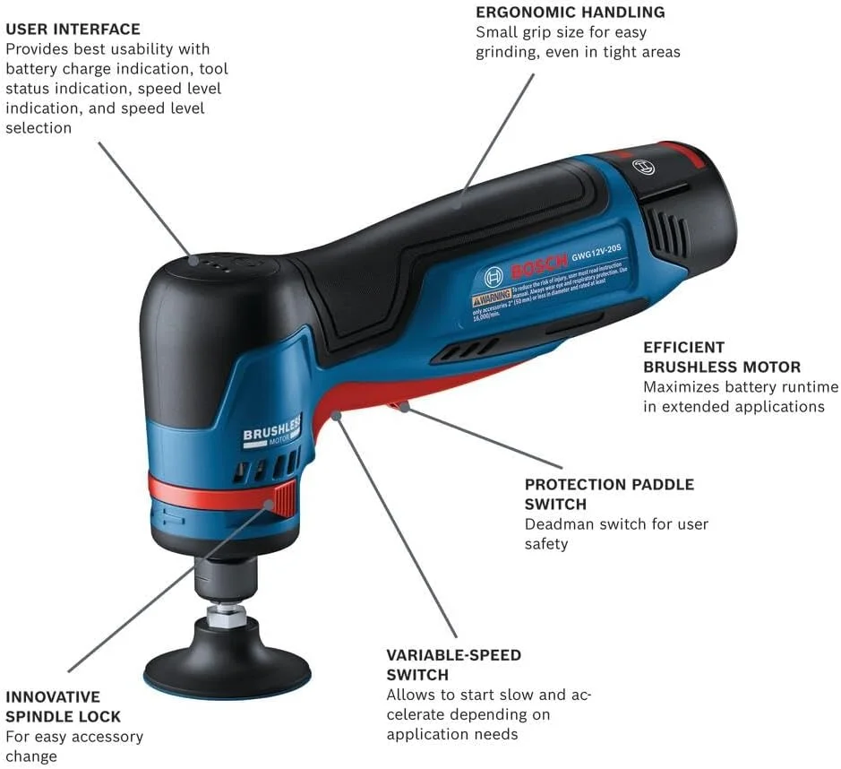 کیت فرز انگشتی بادی زاویه دار براشلس 12 ولت ماکس بوش GWG12V-20SB23 با باتری 30 آمپر (2 عدد) کیت فرز انگشتی بادی زاویه دار براشلس 12 ولت ماکس بوش GWG12V-20SB23 با باتری 30 آمپر (2 عدد)