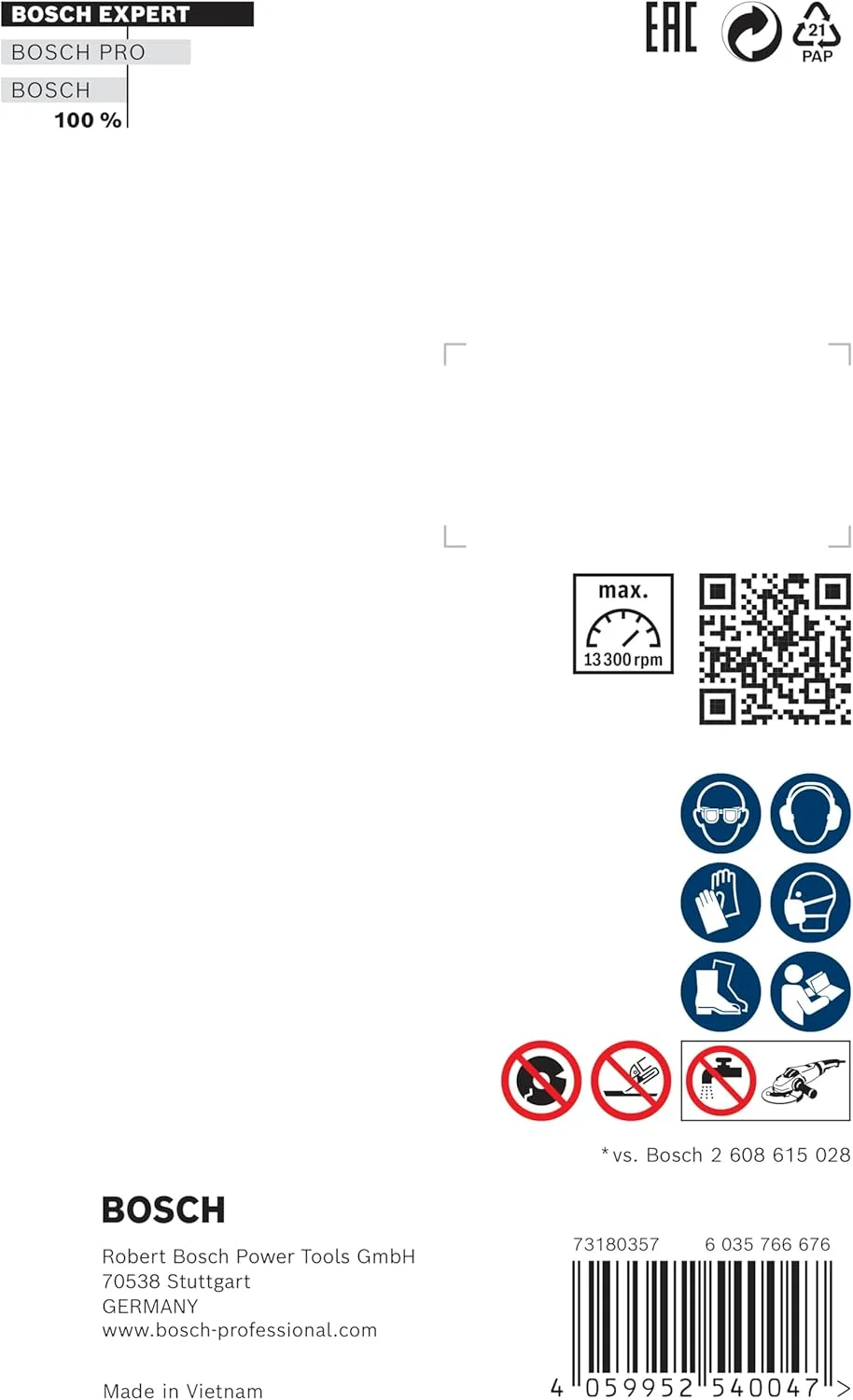 صفحه برش الماسه چند منظوره بوش Expert MultiMaterial X-LOCK (قطر ۱۱۵ میلی متر، لوازم جانبی فرز) صفحه برش الماسه چند منظوره بوش Expert MultiMaterial X-LOCK (قطر ۱۱۵ میلی متر، لوازم جانبی فرز)