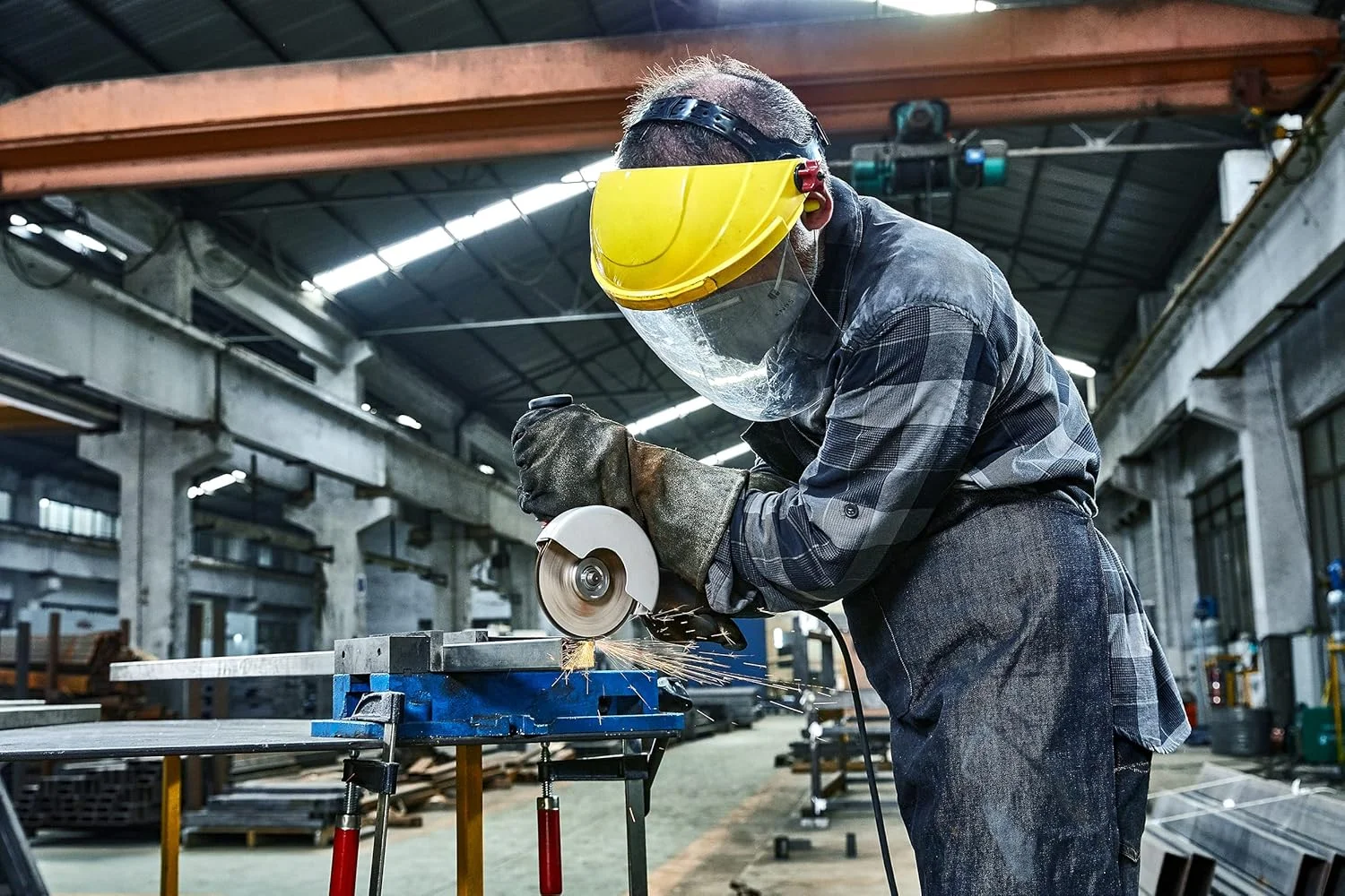 بوش 100 عدد صفحه برش استاندارد برای فلز (مناسب فلز، فولاد، ورق فلز، قطر 115 میلی متر، برش مستقیم، M14، لوازم جانبی حرفه ای فرز زاویه ای) بوش 100 عدد صفحه برش استاندارد برای فلز (مناسب فلز، فولاد، ورق فلز، قطر 115 میلی متر، برش مستقیم، M14، لوازم جانبی حرفه ای فرز زاویه ای)