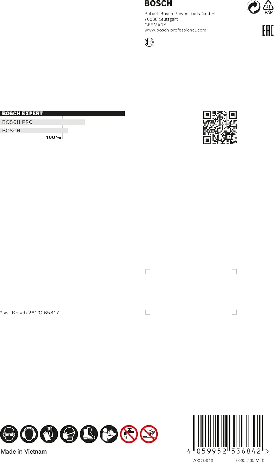 صفحه برش الماسه فلزات بوش پروفشنال Expert، سایز بزرگ (مناسب چدن، قطر ۱۸۰ میلیمتر، لوازم جانبی دستگاه فرز زاویهای بزرگ) صفحه برش الماسه فلزات بوش پروفشنال Expert، سایز بزرگ (مناسب چدن، قطر ۱۸۰ میلیمتر، لوازم جانبی دستگاه فرز زاویهای بزرگ)