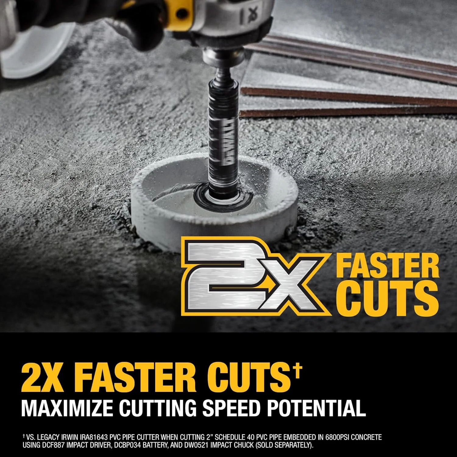 اتصال برش لوله ضربهای DEWALT، برش PVC، چرخ برش الماسه (DWAIPCIR) اتصال برش لوله ضربهای DEWALT، برش PVC، چرخ برش الماسه (DWAIPCIR)