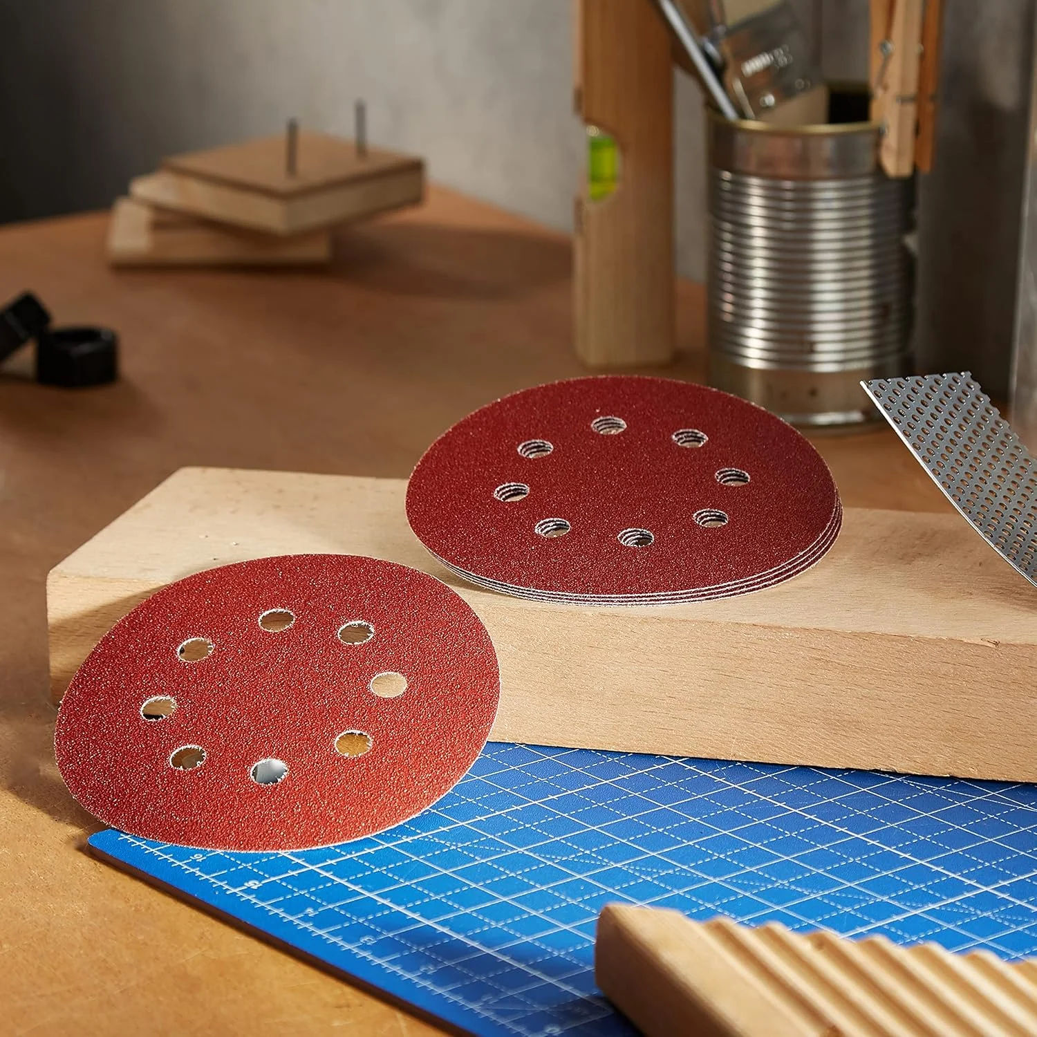 صفحه سنباده حرفه ای بوش برای سنباده لرزان های گردان چوب و رنگ (بسته 5 عددی، قطر 125 میلی متر، زبری 80، C430) صفحه سنباده حرفه ای بوش برای سنباده لرزان های گردان چوب و رنگ (بسته 5 عددی، قطر 125 میلی متر، زبری 80، C430)