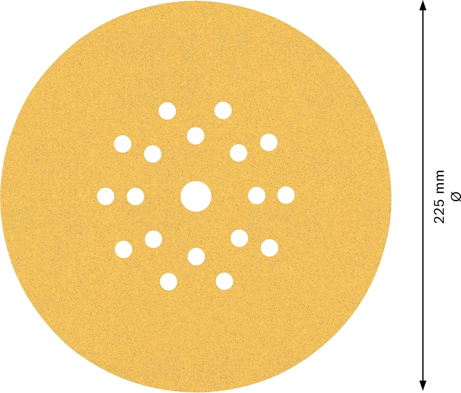 سنباده دیسکی حرفه ای بوش Expert C470 (قطر 225 میلی متر، زبری 120، مناسب دستگاه سنباده لرزان)