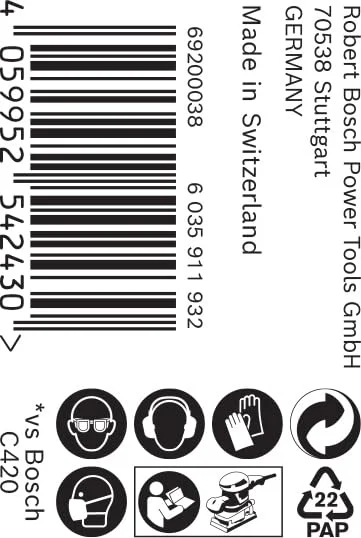 رول سمباده اکسپرت C470 بوش (مناسب چوب سخت، رنگ روی چوب، عرض 93 میلی متر، طول 5 متر، زبری 120، لوازم جانبی سمباده زنی دستی) رول سمباده اکسپرت C470 بوش (مناسب چوب سخت، رنگ روی چوب، عرض 93 میلی متر، طول 5 متر، زبری 120، لوازم جانبی سمباده زنی دستی)