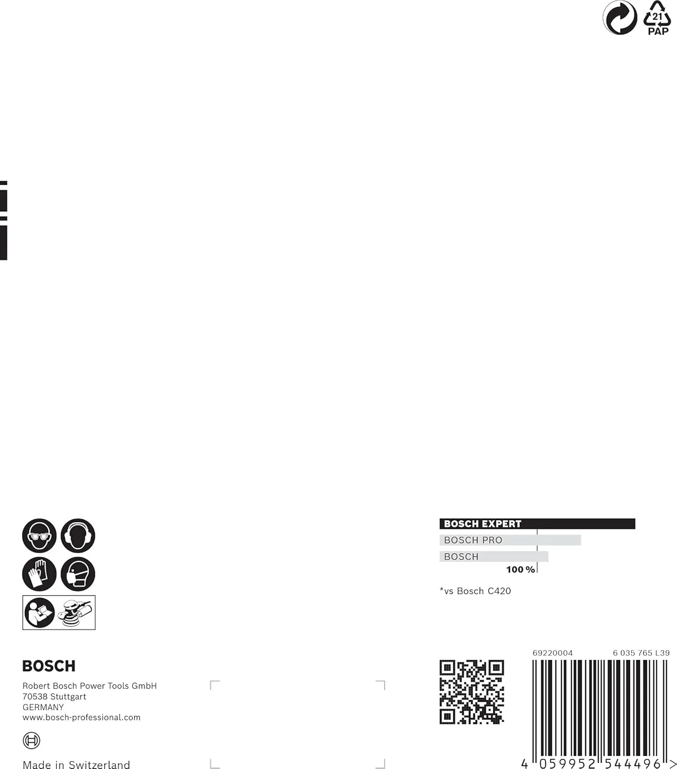 مجموعه سنباده دیسکی 6 عددی بوش پروفشنال Expert C470 (قطر 150 میلی متر، زبری 60/120/240، لوازم جانبی سنباده لرزان) مجموعه سنباده دیسکی 6 عددی بوش پروفشنال Expert C470 (قطر 150 میلی متر، زبری 60/120/240، لوازم جانبی سنباده لرزان)