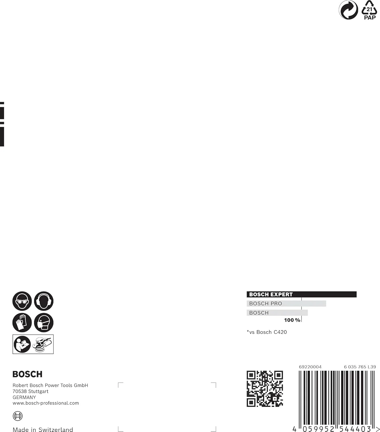 کاغذ سمباده دیسکی حرفه ای بوش Expert C470، قطر 150 میلی متر، زبری 40، مناسب برای سنباده لرزان کاغذ سمباده دیسکی حرفه ای بوش Expert C470، قطر 150 میلی متر، زبری 40، مناسب برای سنباده لرزان