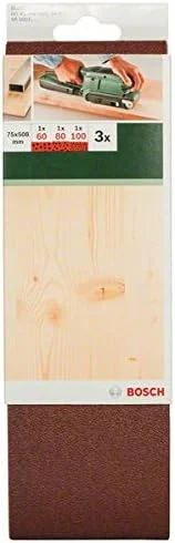 سنباده نواری چسبی بوش 75 x 508 میلی متر / 1 عدد با درجه زبری 60 / 1 عدد با درجه زبری 80 / 1 عدد با درجه زبری 100 / قرمز سنباده نواری چسبی بوش 75 x 508 میلی متر / 1 عدد با درجه زبری 60 / 1 عدد با درجه زبری 80 / 1 عدد با درجه زبری 100 / قرمز