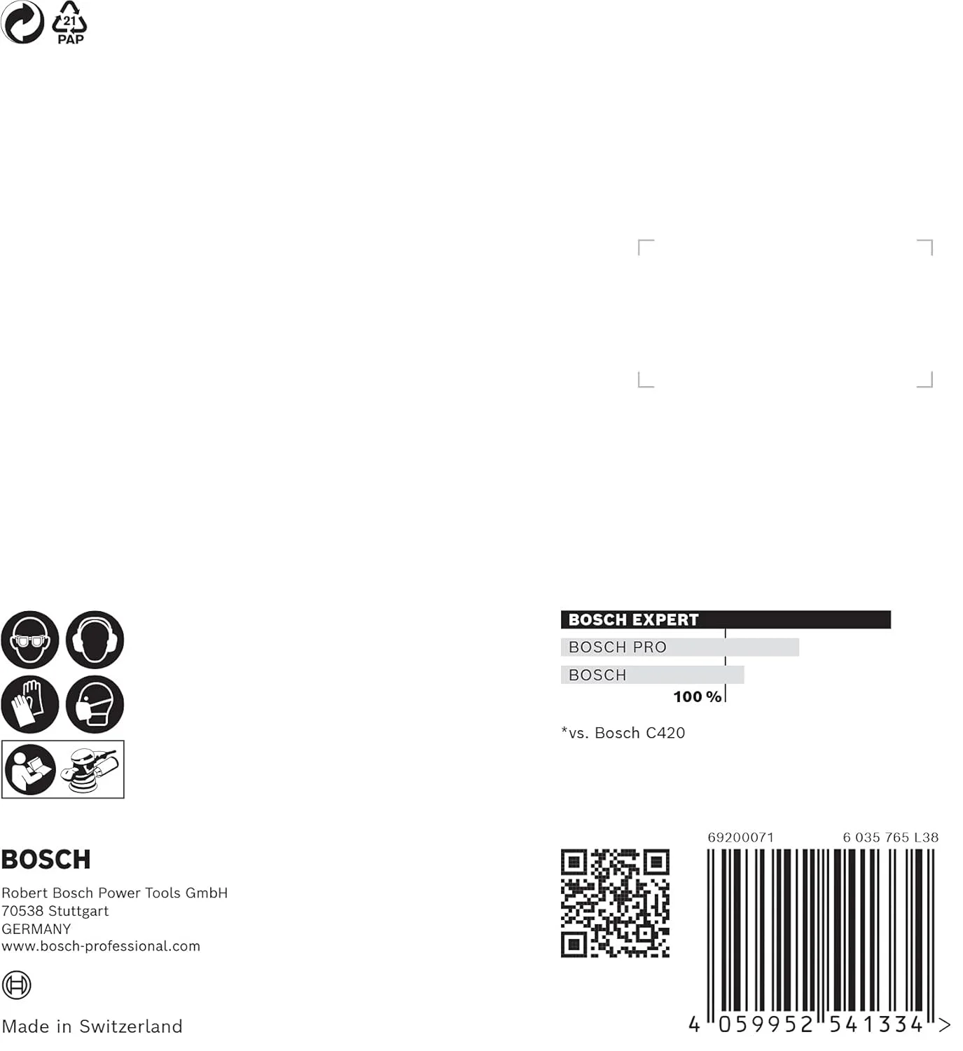 کاغذ سمباده دیسکی حرفه ای بوش Expert C470 (قطر ۱۱۵ میلی متر، زبری ۶۰، مناسب سنباده لرزان) کاغذ سمباده دیسکی حرفه ای بوش Expert C470 (قطر ۱۱۵ میلی متر، زبری ۶۰، مناسب سنباده لرزان)