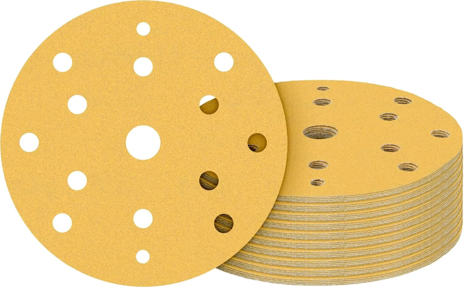 بسته 50 عددی سمباده چند سوراخه بوش Expert C470 (مناسب رنگ روی چوب، قطر 150 میلی متر، زبری 120، لوازم جانبی حرفه ای سنباده لرزان گرد، سنباده لرزان)