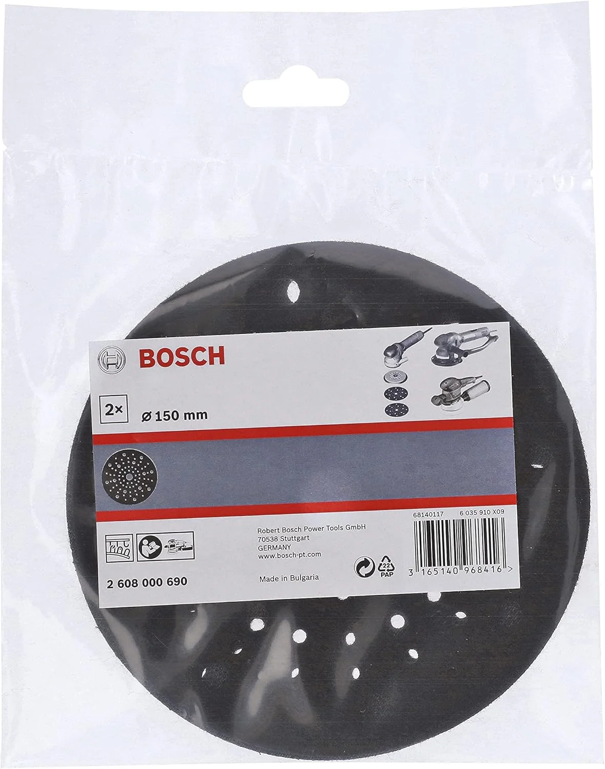 محافظ پد سنباده لرزان گرد بوش پروفشنال، 2 عددی (قطر 125 میلی متر، لوازم جانبی سنباده لرزان گرد) محافظ پد سنباده لرزان گرد بوش پروفشنال، 2 عددی (قطر 125 میلی متر، لوازم جانبی سنباده لرزان گرد)