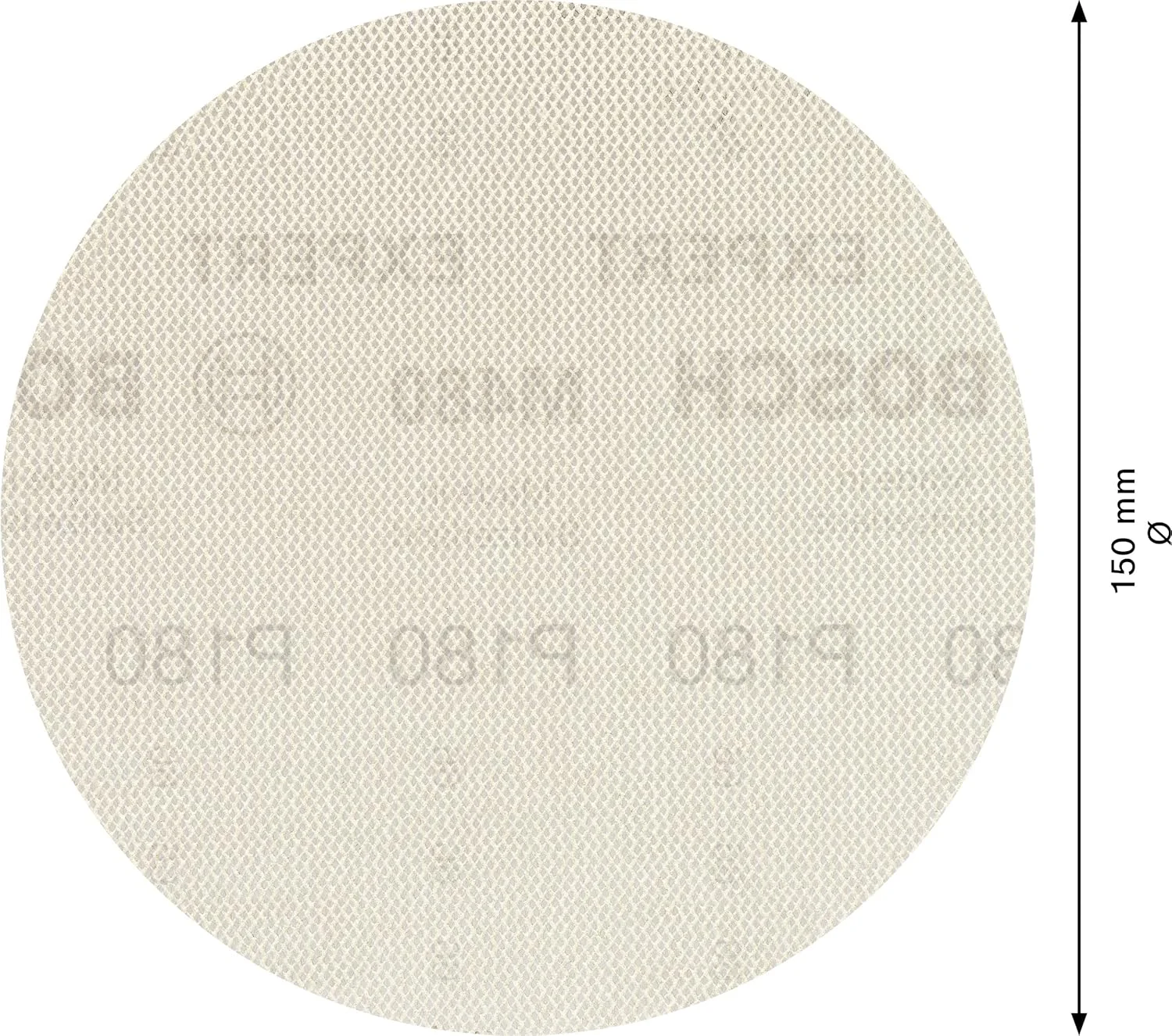 صفحه سنباده توری اکسپرت M480 بوش (قطر 150 میلی متر، زبری 180، مناسب دستگاه سنباده لرزان)