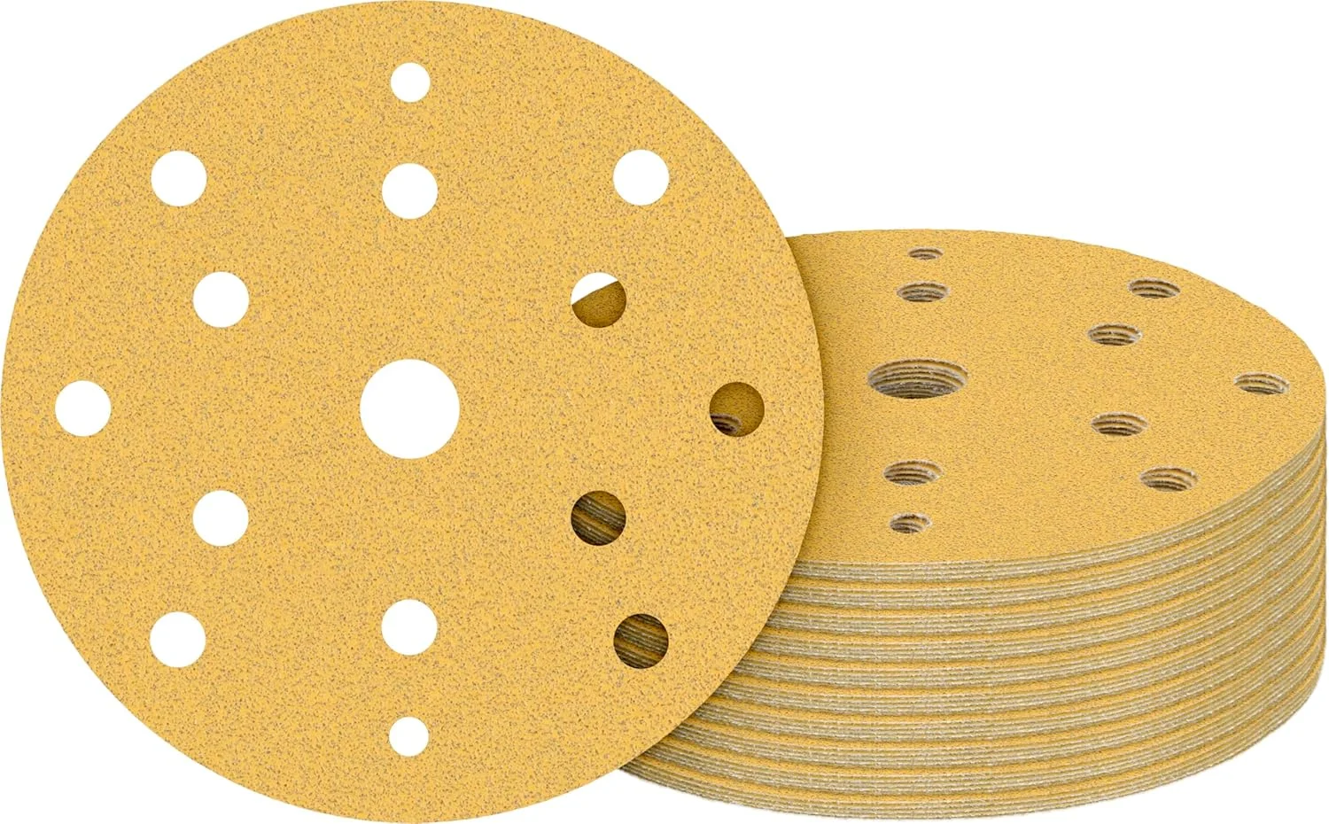 سنباده دیسکی 50 عددی بوش Expert C470 (مناسب رنگ روی چوب، چوب سخت، قطر 150 میلی متر، زبری 80، لوازم جانبی حرفه ای سنباده لرزان گرد، سنباده لرزان)