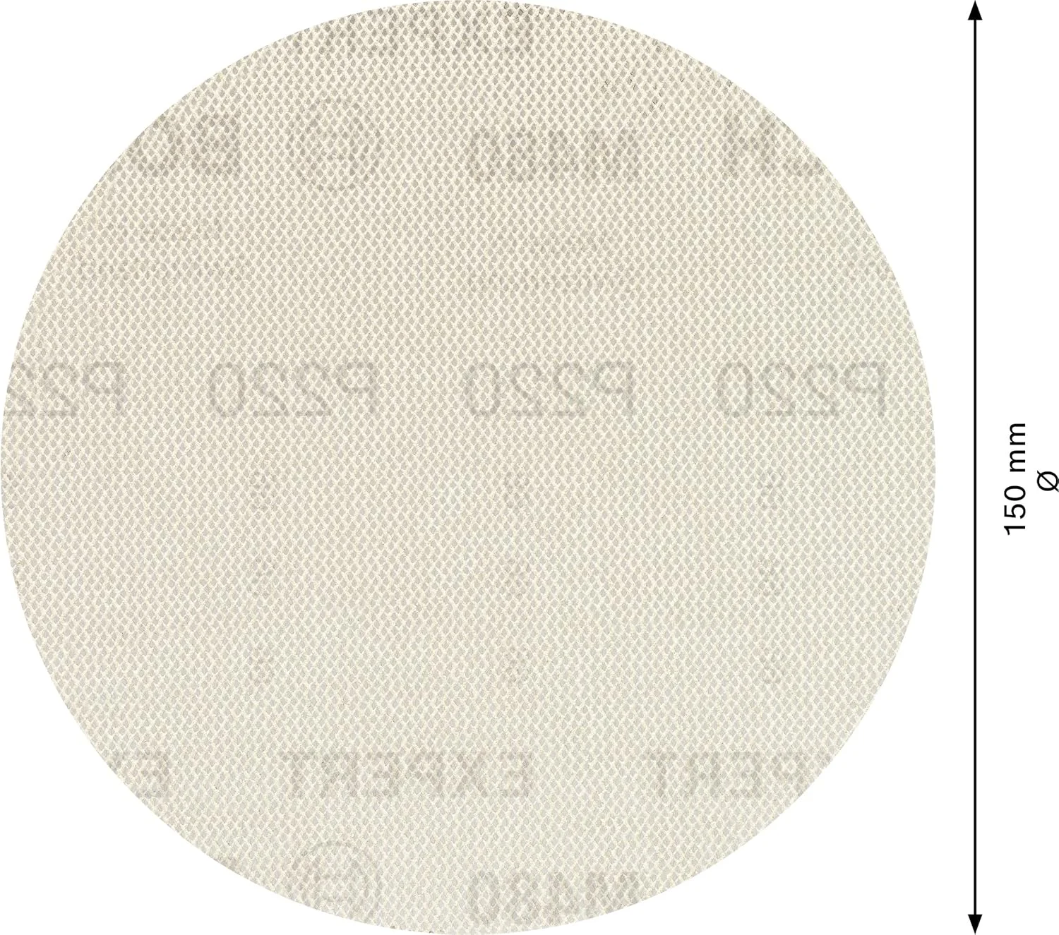 سنباده توری اکسپرت M480 بوش پروفشنال (قطر 150 میلی متر، زبری 220، لوازم جانبی سنباده لرزان تصادفی)