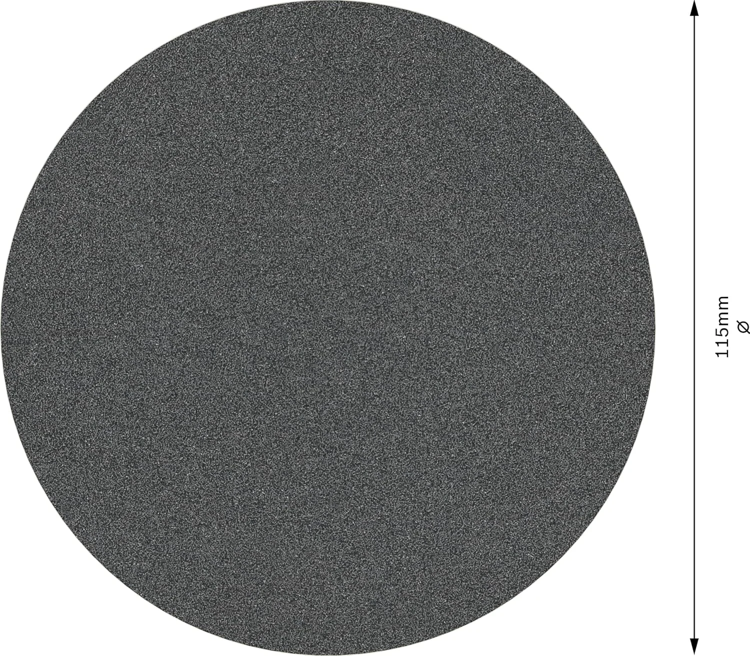 سنباده سنگ بوش مدل 2608605497 K80 "F355"، 0 ولت، مشکی، 115 میلی متر، مجموعه 10 عددی