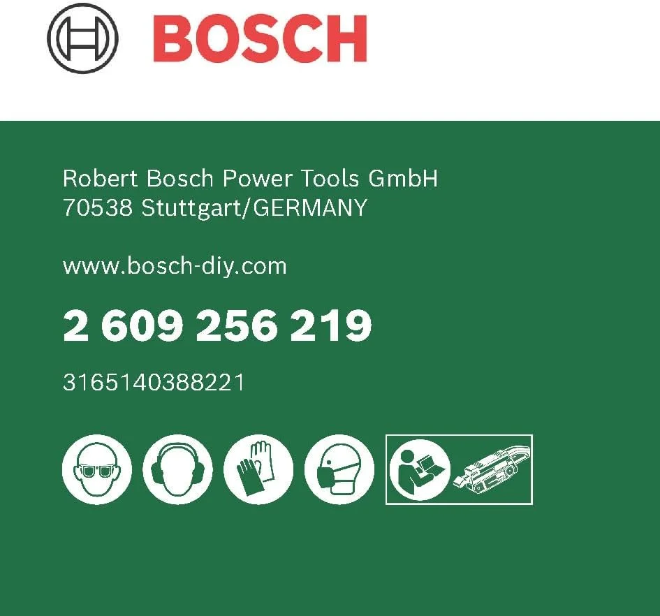 بوش - ۳ عدد نوار سنباده برای دستگاه سنباده نواری، مناسب برای مواد مختلف، ۷۵ در ۵۳۳ میلی متر، زبری ۱۰۰