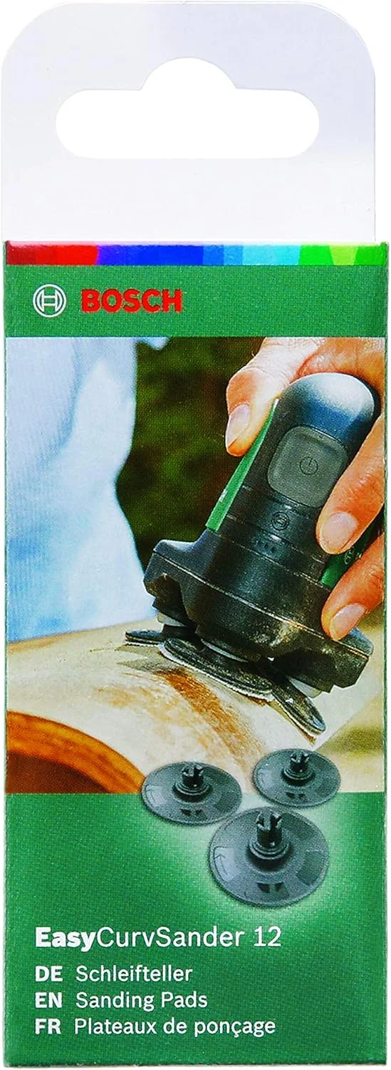 صفحه سنباده بوش هوم اند گاردن 2609256F54 بوش پروفشنال 3 عددی (قطر 38 میلی متر، لوازم جانبی سنباده لرزان) بسته 3 عددی دیسک سنباده (قطر، لوازم جانبی سنباده لرزان)