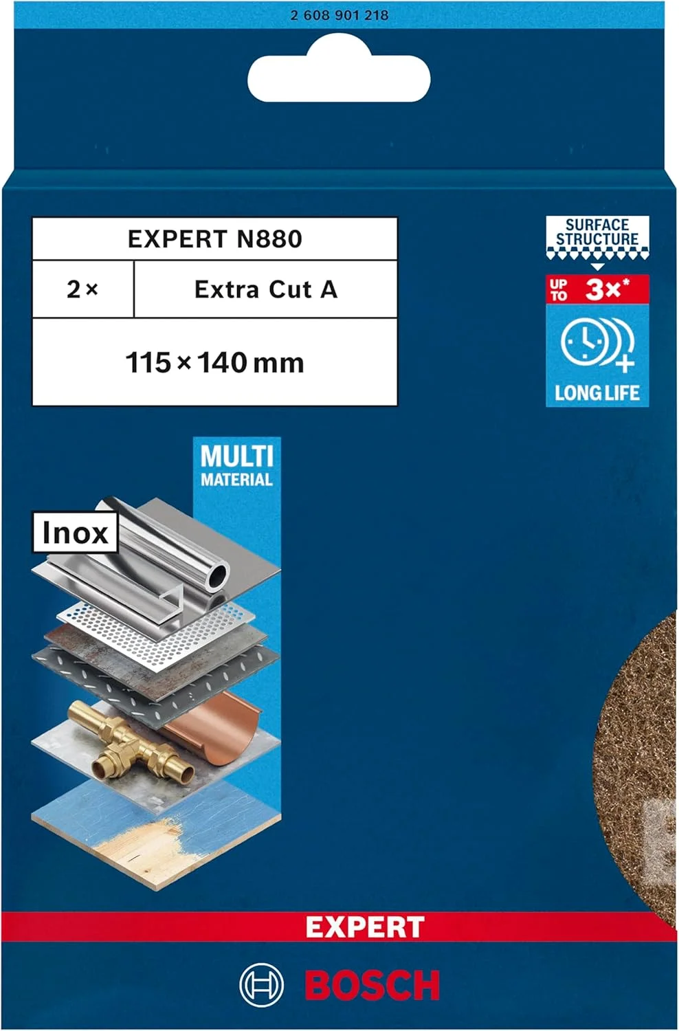 پدهای پشم شیشه اکسپرت N880 بوش پروفشنال (برای ورق های فولادی، 115x140 میلی متر، درجه زبری A، لوازم جانبی سنباده زنی دستی) پدهای پشم شیشه اکسپرت N880 بوش پروفشنال (برای ورق های فولادی، 115x140 میلی متر، درجه زبری A، لوازم جانبی سنباده زنی دستی)