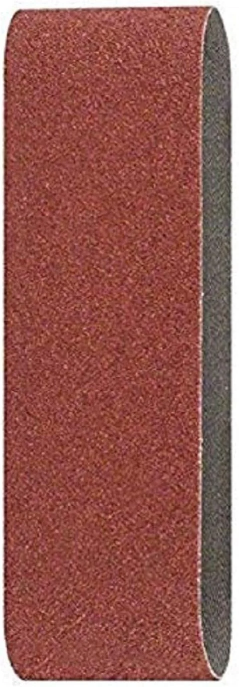 سنباده تسمه ای بوش مناسب برای سنباده لرزان تسمه ای، مناسب برای مواد مختلف، بسته 3 عددی، 60 x 400 میلی متر، زبری 80