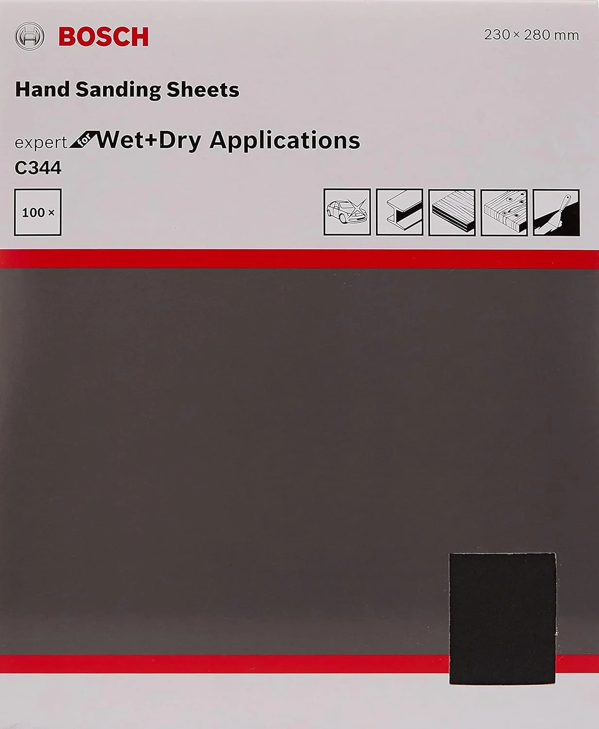 سنباده دستی بوش C344 G240 مناسب برای سنباده زنی خشک و مرطوب، بسته 100 عددی، سایز 230 میلی متر در 280 میلی متر سنباده دستی بوش C344 G240 مناسب برای سنباده زنی خشک و مرطوب، بسته 100 عددی، سایز 230 میلی متر در 280 میلی متر