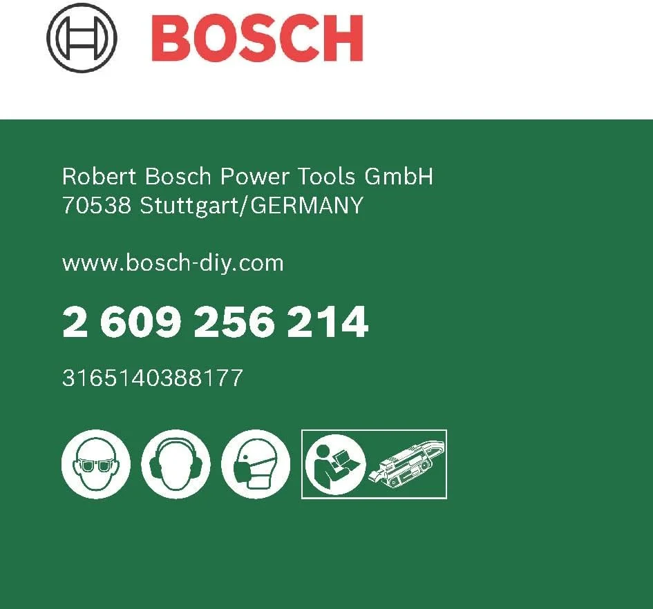 سنباده تسمه ای بوش مناسب برای سنباده لرزان های تسمه ای (بسته 3 عددی، زبری 150)