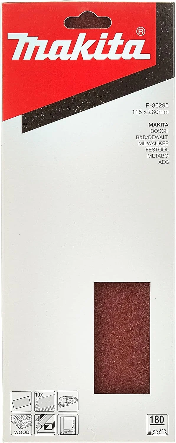 برگ سنباده لرزان ماکیتا مدل P-36295 - 1/2 برگی