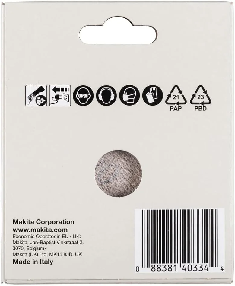 کاغذ سنباده زبر Makita B-22947 با دانه بندی 100 مناسب برای TM3000 کاغذ سنباده زبر Makita B-22947 با دانه بندی 100 مناسب برای TM3000
