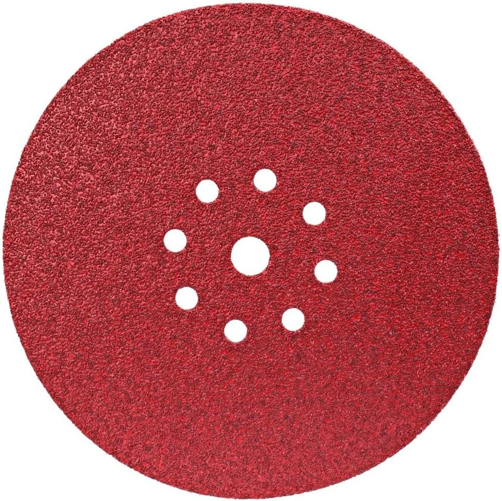 صفحه سنباده 225 میلیمتری ماکیتا مدل B-68389، گرید 40، مناسب برای دیوار خشک، دارای چسب Velcro، 9 سوراخ، 25 عدد در بسته صفحه سنباده 225 میلیمتری ماکیتا مدل B-68389، گرید 40، مناسب برای دیوار خشک، دارای چسب Velcro، 9 سوراخ، 25 عدد در بسته