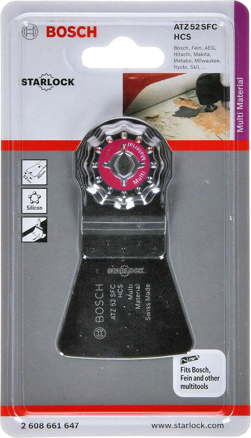 ابزار خراشنده ATZ 52 SFC بوش پروفشنال (برای زدودن مواد نرم، عرض 52 میلی متر، ابزار جانبی چندکاره) ابزار خراشنده ATZ 52 SFC بوش پروفشنال (برای زدودن مواد نرم، عرض 52 میلی متر، ابزار جانبی چندکاره)