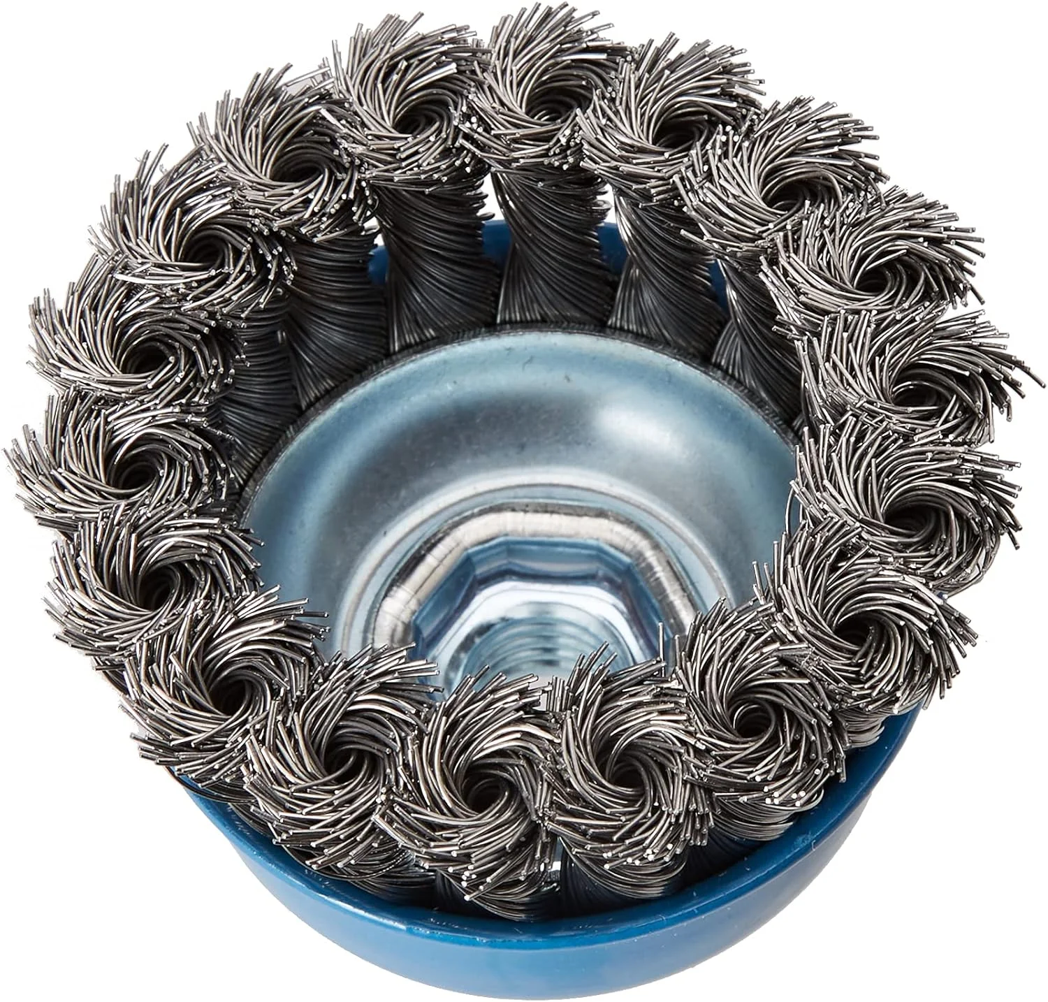 برس کاسه ای سیمی بافته بوش 2608622099، فولاد 0.35 میلی متر، 65 میلی متر x M14، نقره ای برس کاسه ای سیمی بافته بوش 2608622099، فولاد 0.35 میلی متر، 65 میلی متر x M14، نقره ای