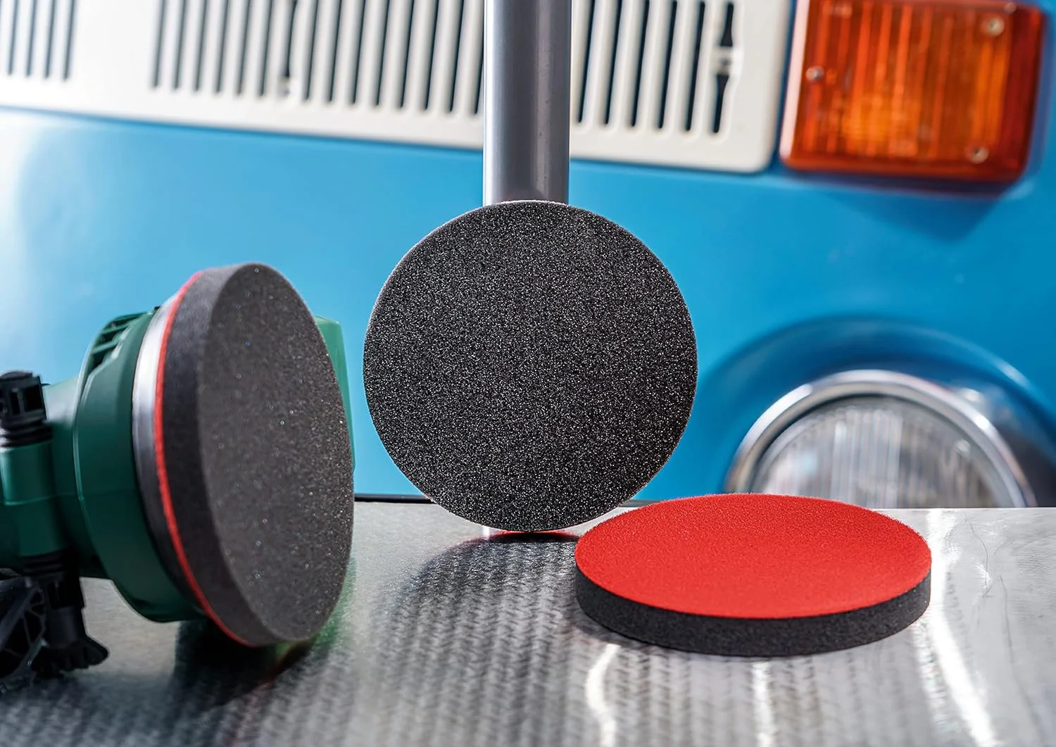 پد پولیش بوش 2609256051 مناسب برای سنباده لرزان گرد با قطر 125 میلی متر