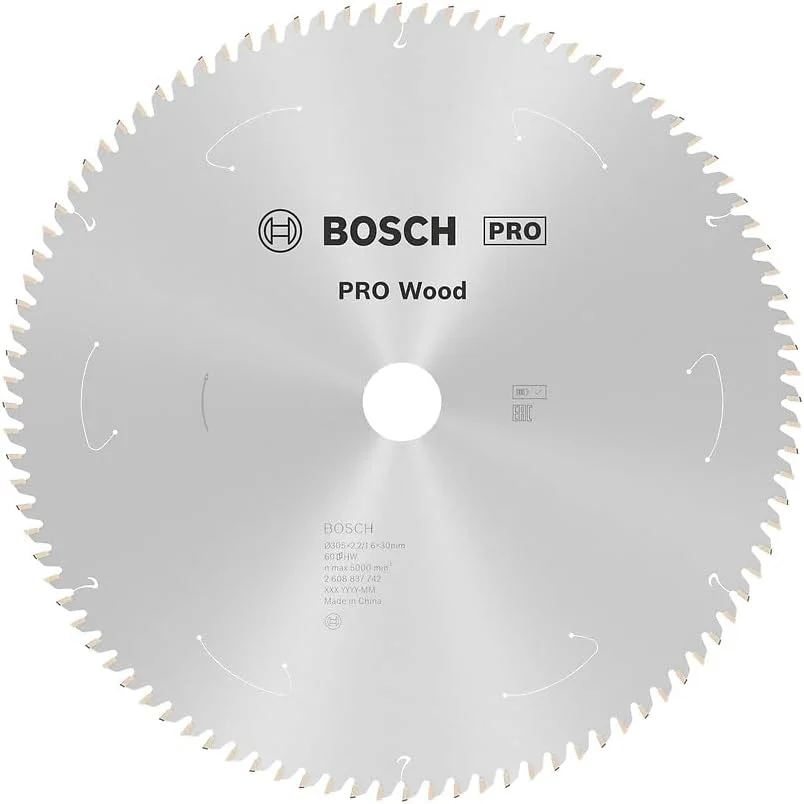 تیغه اره دیسکی استاندارد چوب بوش پروفشنال (305 x 30 x 2.2 میلی متر، 60 دندانه؛ لوازم جانبی: اره دیسکی شارژی) تیغه اره دیسکی استاندارد چوب بوش پروفشنال (305 x 30 x 2.2 میلی متر، 60 دندانه؛ لوازم جانبی: اره دیسکی شارژی)