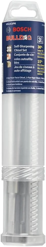 مجموعه 3 عددی قلم چکش خود تیز شونده بوش مدل HS143PK SDS-plus® Bulldog™ مجموعه 3 عددی قلم چکش خود تیز شونده بوش مدل HS143PK SDS-plus® Bulldog™