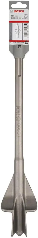 قلم اسکنه سر خالی SDS Max بوش 2608690000، 35 میلی متر در 380 میلی متر، خاکستری قلم اسکنه سر خالی SDS Max بوش 2608690000، 35 میلی متر در 380 میلی متر، خاکستری