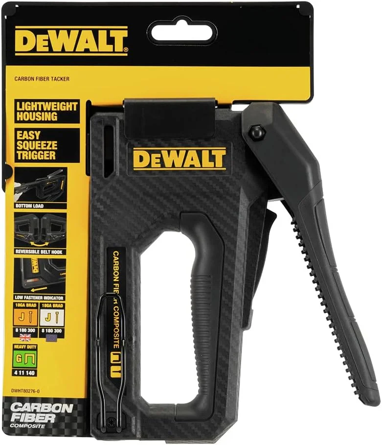 منگنه کوب DEWALT، بدنه فیبر کربن، 2 در 1 (DWHT80276) منگنه کوب DEWALT، بدنه فیبر کربن، 2 در 1 (DWHT80276)