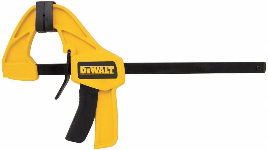 گیره ماشه ای متوسط DEWALT DWHT83149 با میله 6 اینچی، بسته 2 عددی، زرد