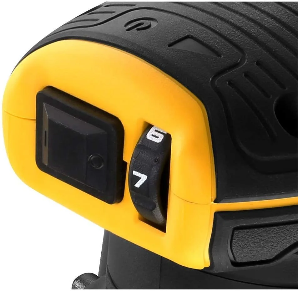 DEWALT DCW210P2-QW - سنباده لرزان گرد 18 ولت XR بدون جاروبک با 2 باتری لیتیوم-یون 5.0 آمپر ساعت
